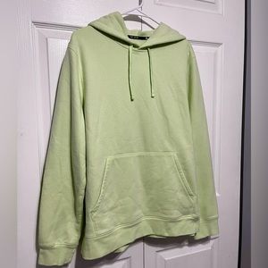 Green hoodie